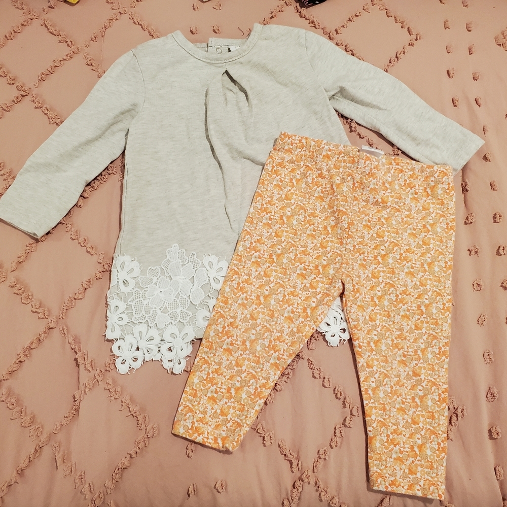 2 piece baby girl outfit